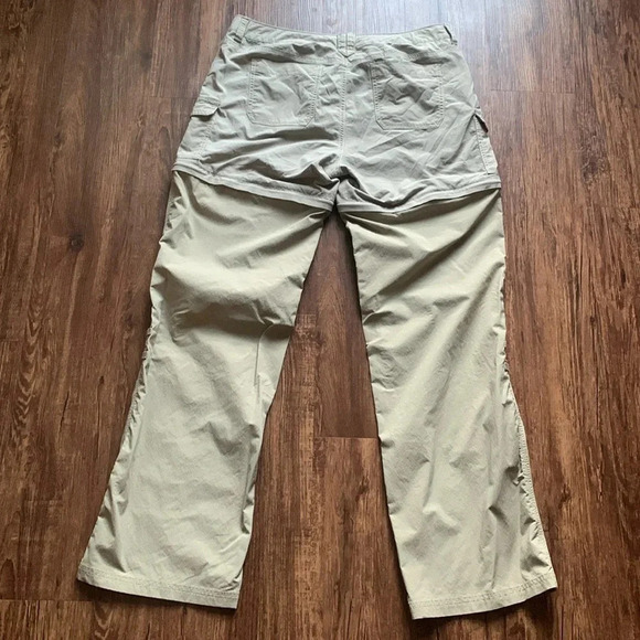 The North Face Khaki Cargo Pant Convertible to Shorts Size 10 - Picture 12 of 13